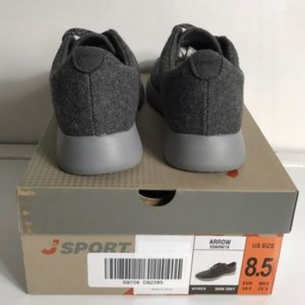 Jsport Arrow Casual Wool Lace Up Sneakers - Picture 3 of 8